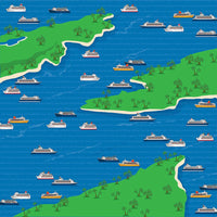 Carta Bella 12" x 12" Patterned Paper - Ocean Blue
