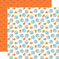 Echo Park 12" x 12" Patterned Paper - Pets - Fish Friends
