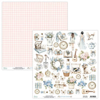 Mintay Patterned Paper 12"x12" - Cottage Heart 09