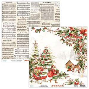 Mintay Patterned Paper 12"x12" - Holly Jolly 03