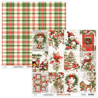 Mintay Patterned Paper 12"x12" - Holly Jolly 06