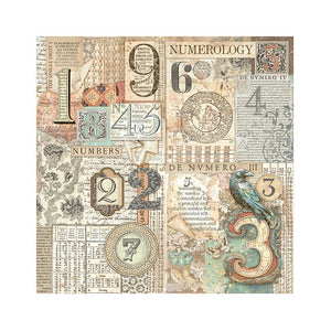 Stamperia Pack 4 Sheets Fabric 30x30cm - Fortune