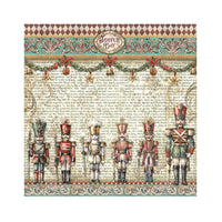 Stamperia Pack of 4 Fabric - The Nutcracker