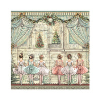 Stamperia Pack of 4 Fabric - The Nutcracker
