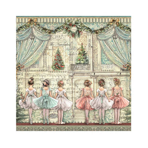 Stamperia Pack of 4 Fabric - The Nutcracker