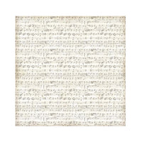 Stamperia Pack 4 Sheets Fabric 30x30cm - Music
