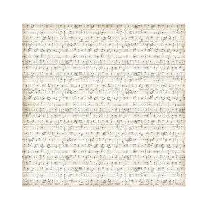 Stamperia Pack 4 Sheets Fabric 30x30cm - Music