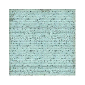 Stamperia Pack 4 Sheets Fabric 30x30cm - Music