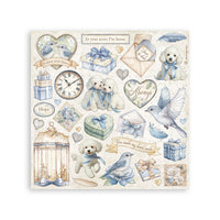Stamperia Stickers 165x165mm 4 sheets - Timeless
