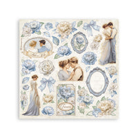 Stamperia Stickers 165x165mm 4 sheets - Timeless
