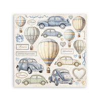Stamperia Stickers 165x165mm 4 sheets - Timeless
