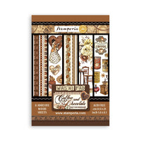 Stamperia Washi Pad A5 - Coffee and Chocolate