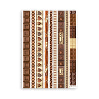 Stamperia Washi Pad A5 - Coffee and Chocolate
