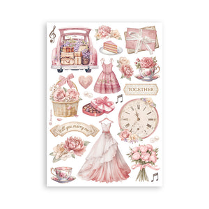 Stamperia Washi pad 8 sheets A5 - Romance Forever