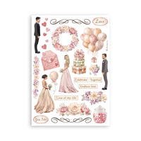 Stamperia Washi pad 8 sheets A5 - Romance Forever
