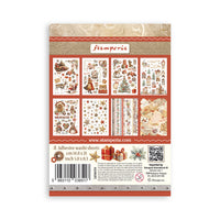 Stamperia Washi Pad 8 Sheets A5 - Gear Up for Christmas