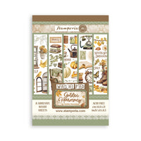 Stamperia Washi Pad 8 Sheets A5 - Golden Harmony
