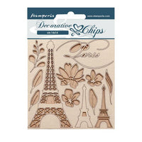 Stamperia Chips: Create Happiness: Oh La La Tour Eiffel