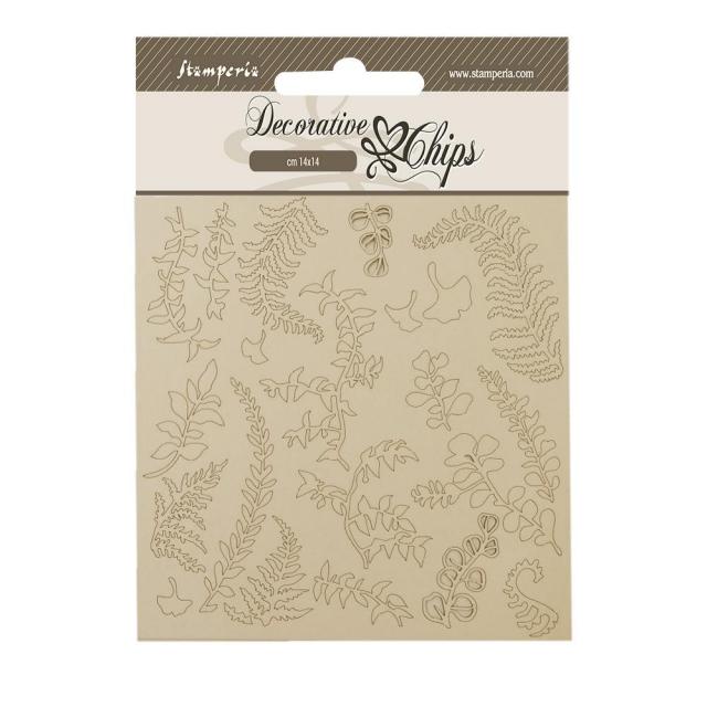 Stamperia Chips - Woodland: Branches and Leaves