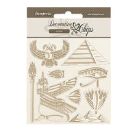 Stamperia Decorative Chips 14x14cm - Fortune - Egypt Pyramid