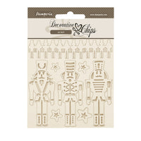 Stamperia Decorative Chips cm 14 x 14 - The Nutcracker - Soldiers