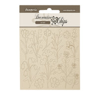 Stamperia Decorative Chips 14x14cm - Forest - Flowers