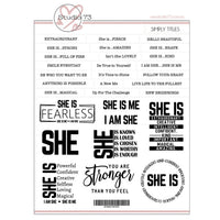 Studio 73 A4 Titles Sheet - She is ME