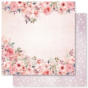 Paper Rose 12" x 12" Patterned Paper Basics - Sweet Valentine A