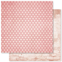 Paper Rose 12" x 12" Patterned Paper Basics - Sweet Valentine E