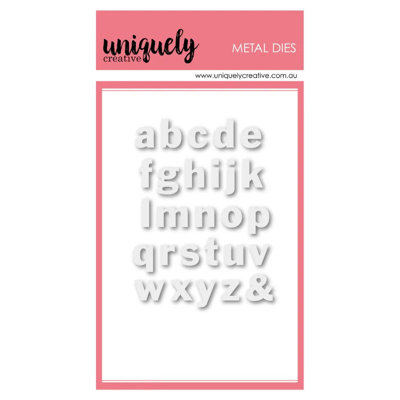 Uniquely Creative Small Lowercase Alpha Die