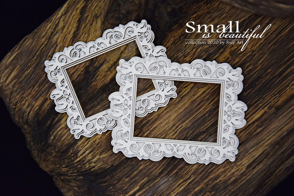 Snipart Chipboard - Small is Beautiful Rectange