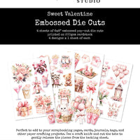 Paper Rose Embossed Die Cuts - Sweet Valentine