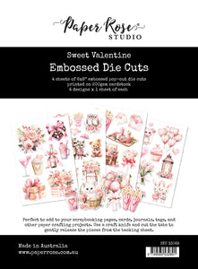 Paper Rose Embossed Die Cuts - Sweet Valentine