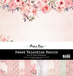 Paper Rose Basics Paper Collection 12x12 - Sweet Valentine