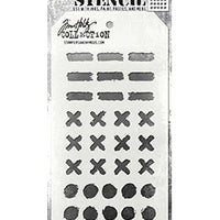 Tim Holtz Stampers Anonymous Layering Stencil - Markings