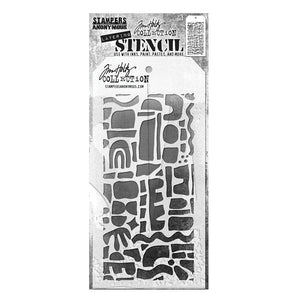 Tim Holtz Stampers Anonymous Layering Stencil - Cutout Shapes 1