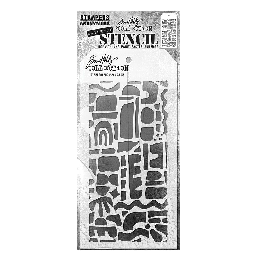 Tim Holtz Stampers Anonymous Layering Stencil - Cutout Shapes 1