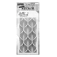 Tim Holtz Stampers Anonymous Layering Stencil - Deco Feather