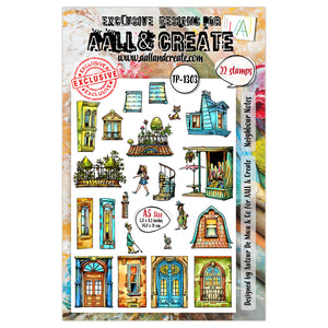 Aall and Create Stamp Set - Neighbour Notes