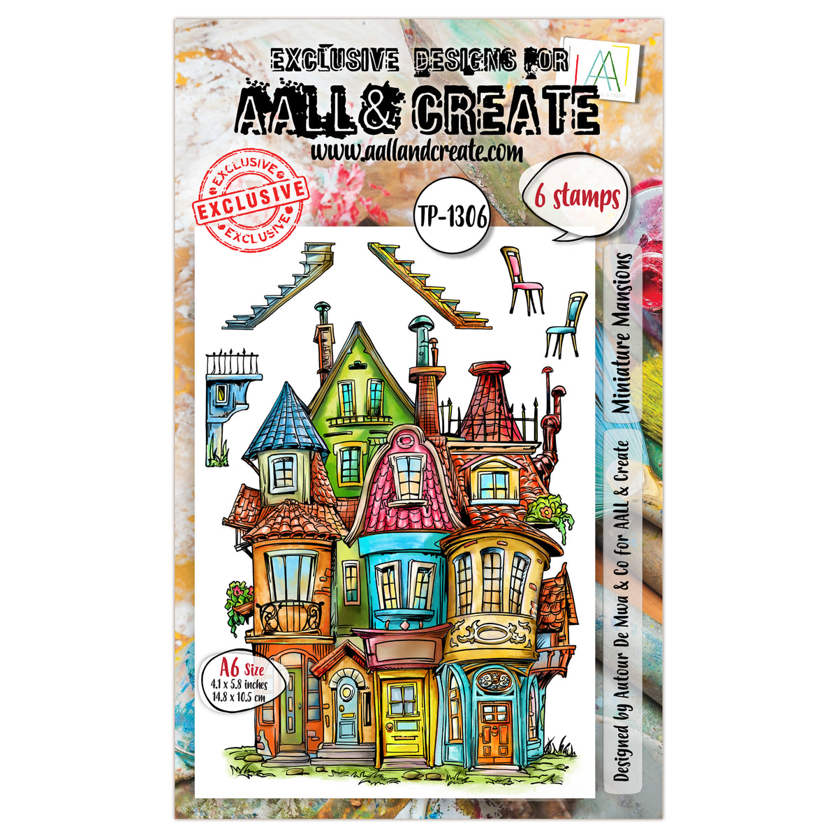 Aall and Create Stamp Set - Miniature Mansions | Paper Flourish