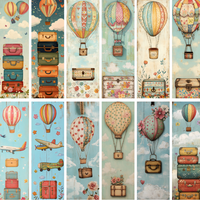 5 Crazy Ladies Stickers - Travel Borders