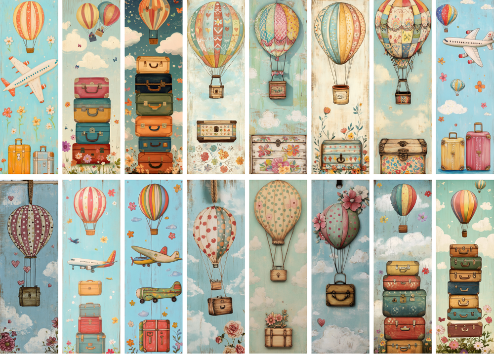 5 Crazy Ladies Stickers - Travel Borders