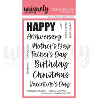 Uniquely Creative Stamp Set - Happy Everything