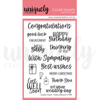 Uniquely Creative Stamp Set - Timeless Sentiments