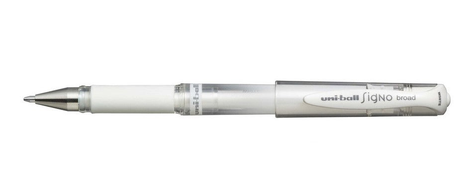 Signo Uniball gel pen - White 1mm