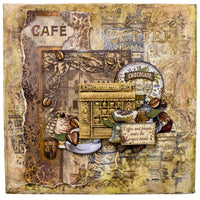 My Happy Place Mixed Media Canvas Kit - Coffee and Chocolate Canvas