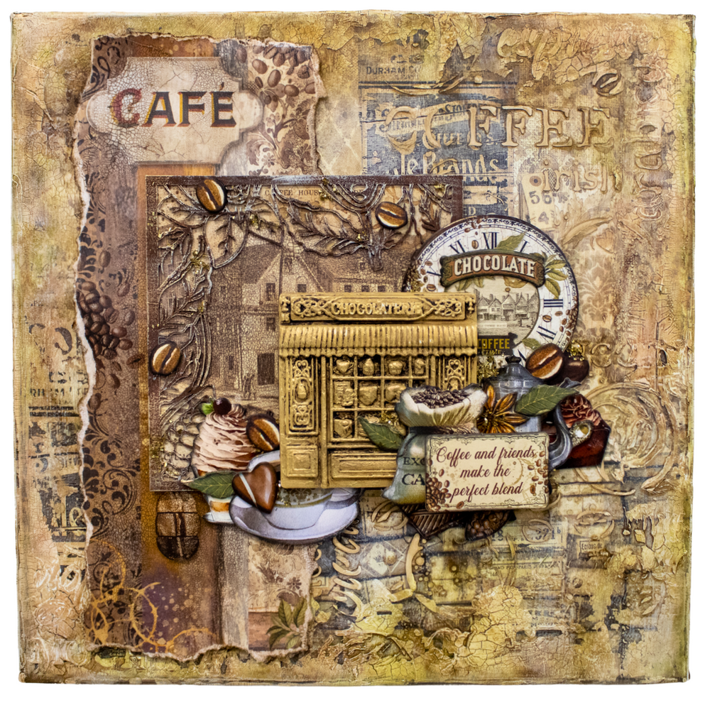 Saturday 24th February 2024 - Coffee & Chocolate Canvas with Julie 10am - 2:30pm