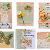 My Happy Place Card Kit - Eclectic Spring Cards