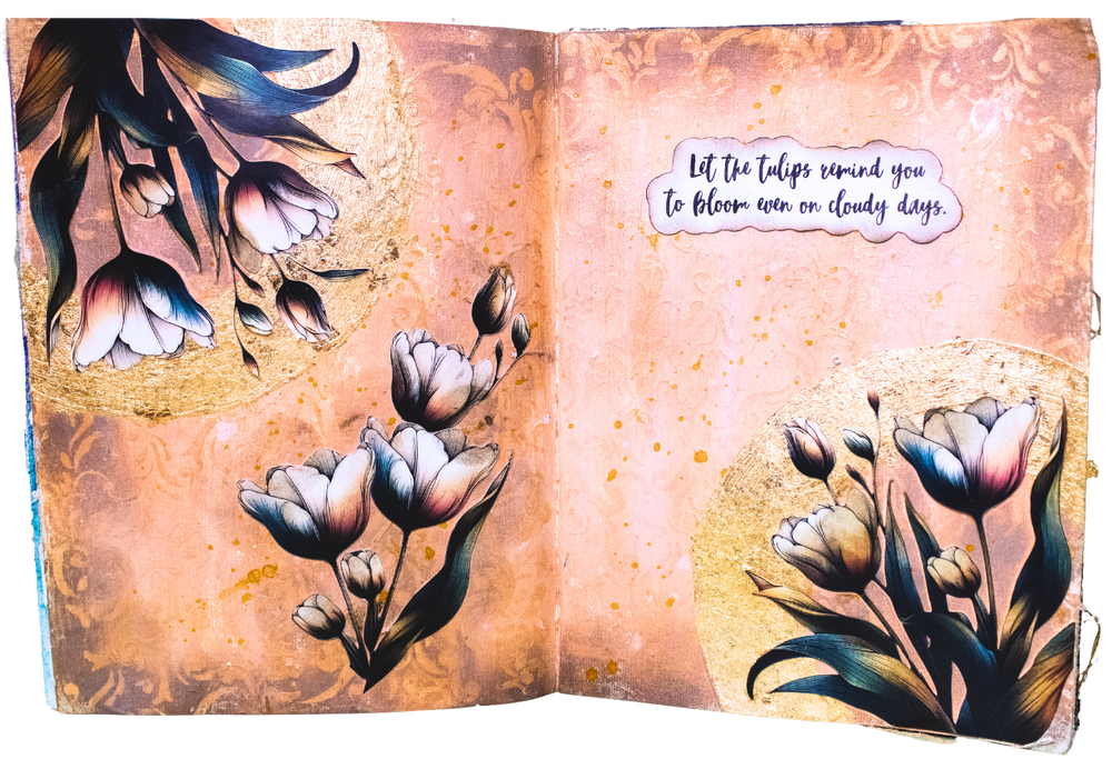 Saturday 22nd February 2025 - Tulips In Bloom Art Journal - 10am-12.30pm