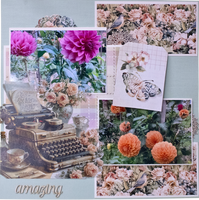 My Happy Place Double Layout Scrapbook Kit - Afternoon in the Park
